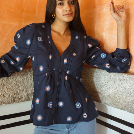 Aegean Printed Blouse