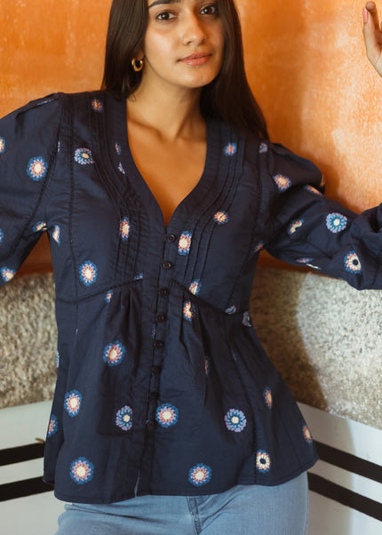 Aegean Printed Blouse