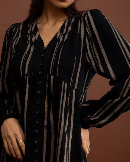 Ebony Striped Dress
