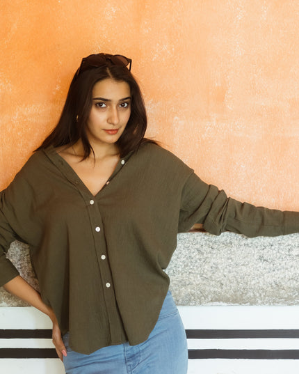 Seaweed Oversized Shirt