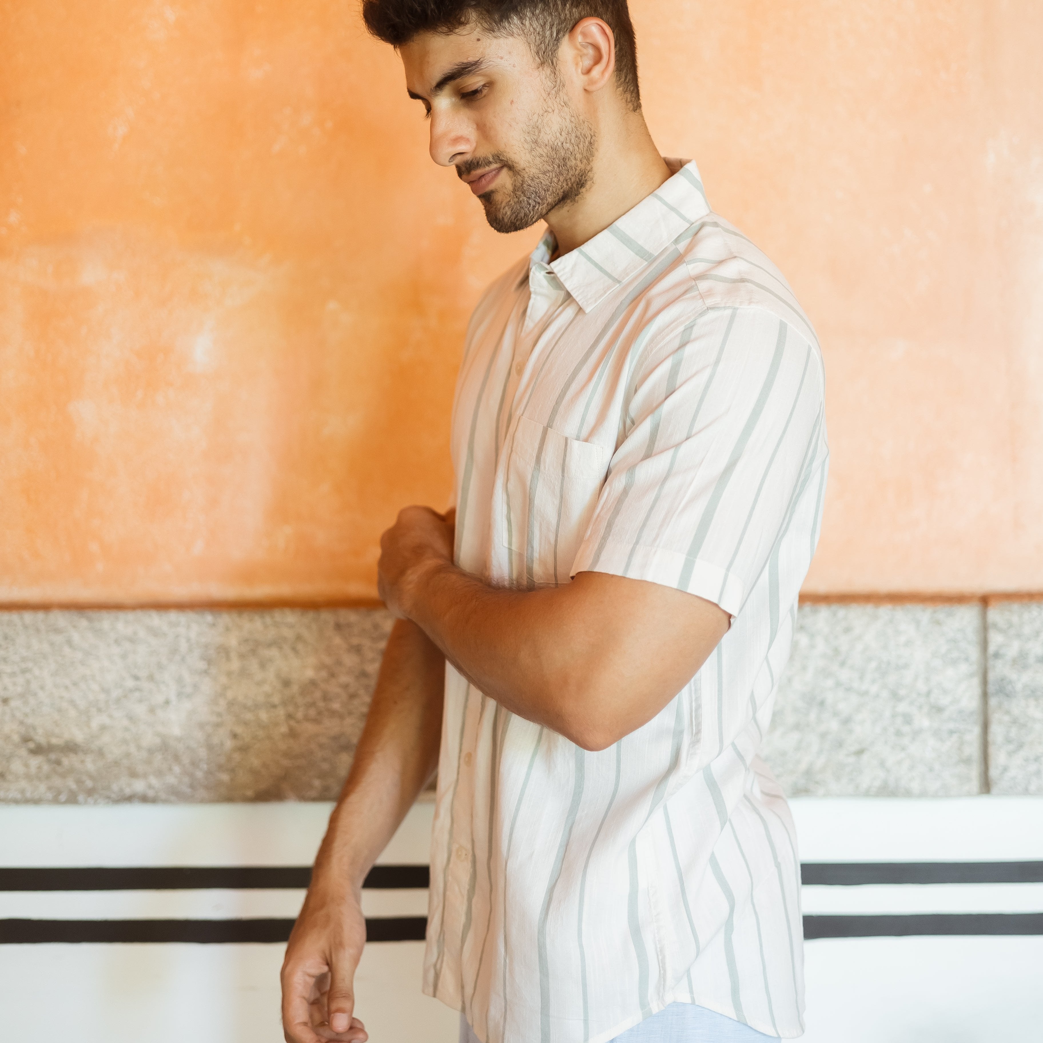 Mint Striped Shirt