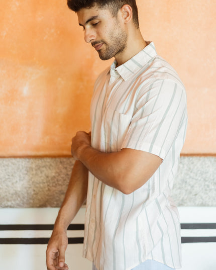 Mint Striped Shirt