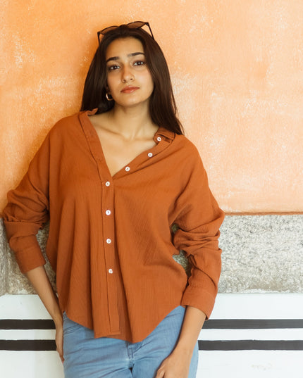 Sandstone Oversized Shirt
