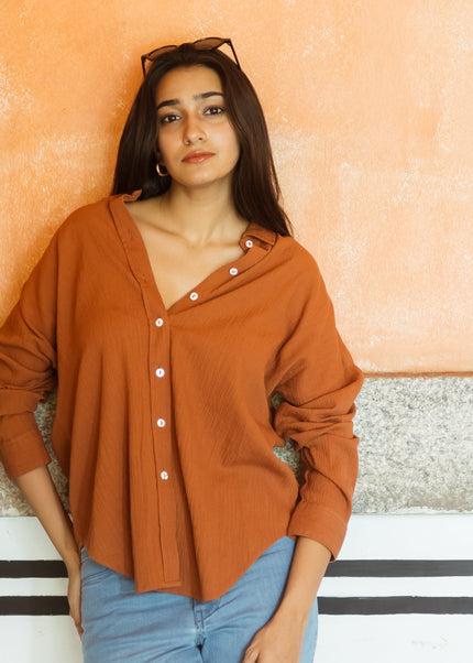 Sandstone Oversized Shirt