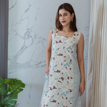 Baby Blue Patch Dress