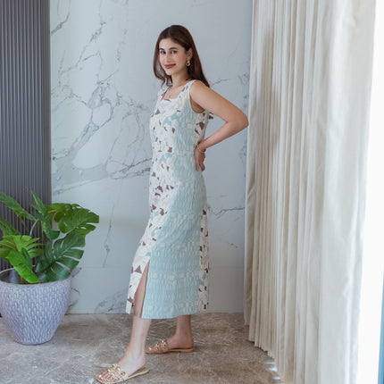 Baby Blue Patch Dress