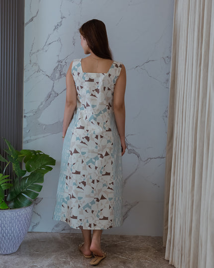 Baby Blue Patch Dress