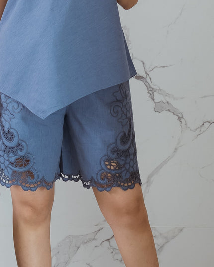Serenna Cutwork Shorts