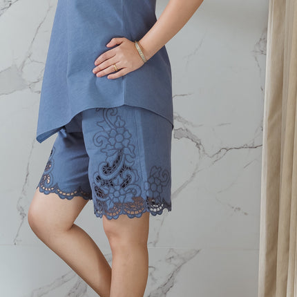 Serenna Cutwork Shorts