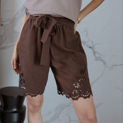 Serenna Cutwork Shorts