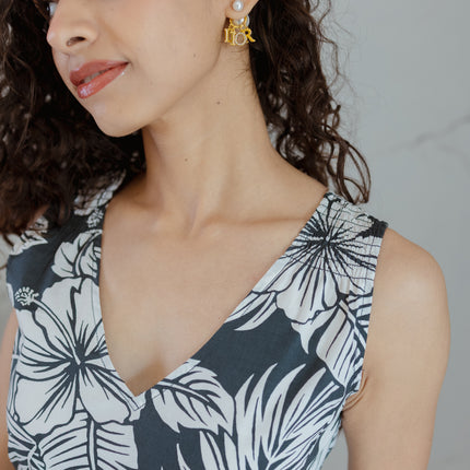 Ethereal Printed Dress