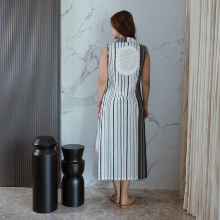 Monochrome Muse Dress