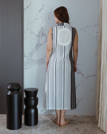 Monochrome Muse Dress
