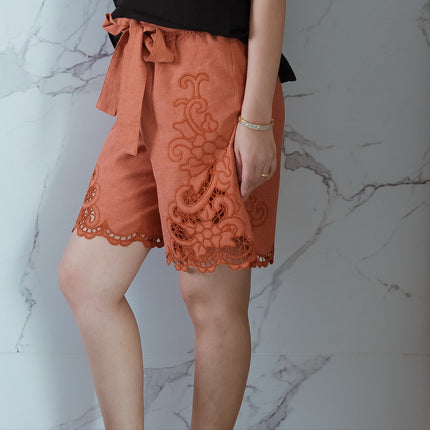 Serenna Cutwork Shorts