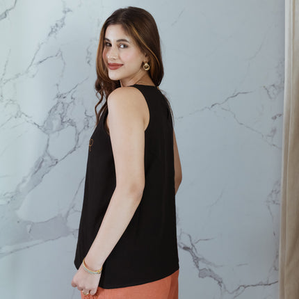 EbonyBee Embroidered Top