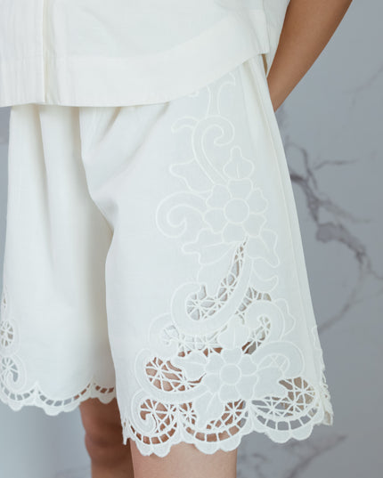 Serenna Cutwork Shorts