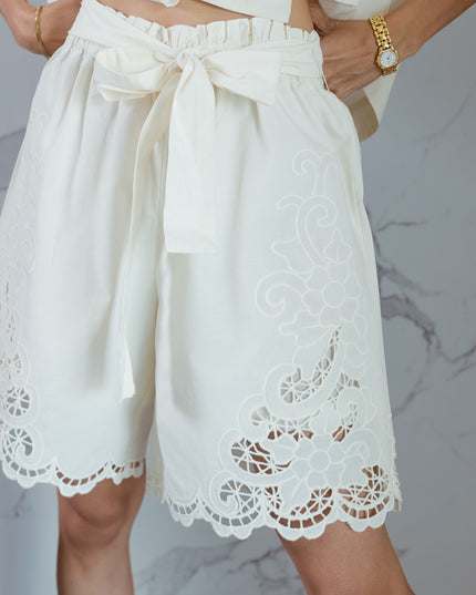 Serenna Cutwork Shorts