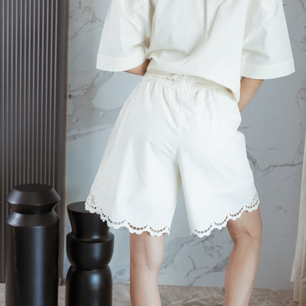 Off-White Cutwork Coord