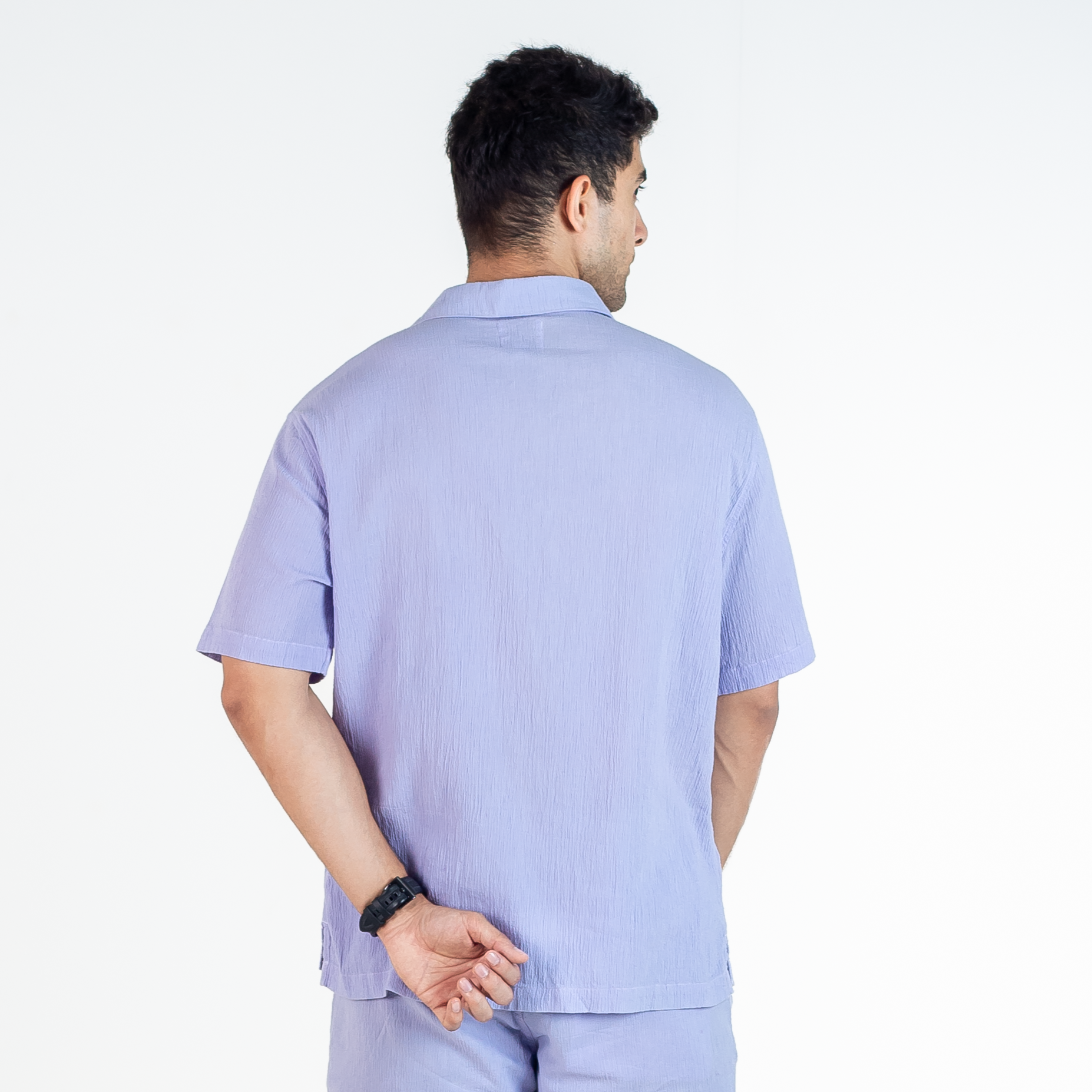 Lilac Men's Co-ord Shirt