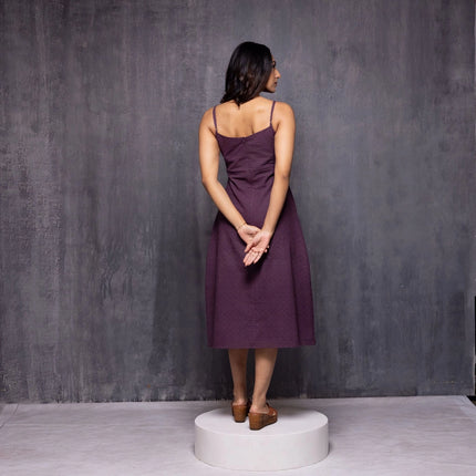 Merlot Ruched Dress