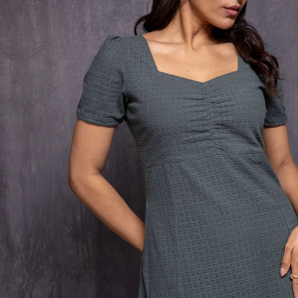 Ripple Ruched Dress