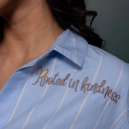 Etched Embroidered Shirt
