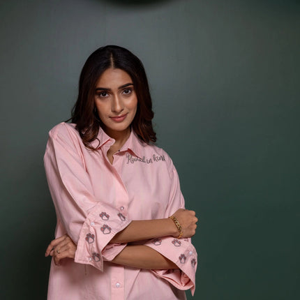 Etched Embroidered Shirt