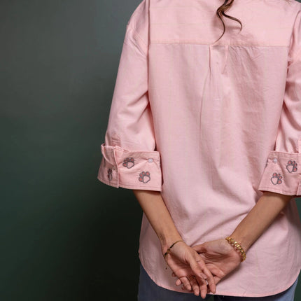 Etched Embroidered Shirt