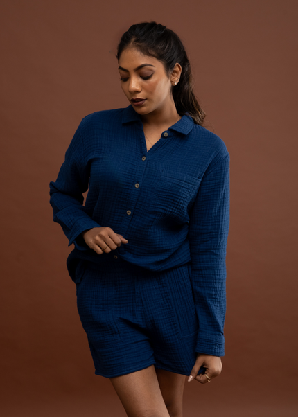 Cobalt Coord (Top & Shorts)