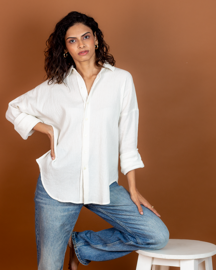 Oversized White Shirt