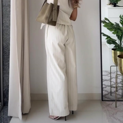 Cream Corduroy Coord